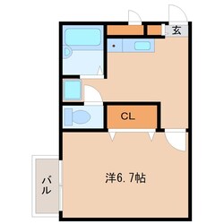 プレジール 桂の物件間取画像